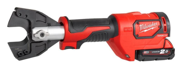 Акк. гидравлический инструмент Milwaukee для резки кабеля  M18 HCC-201C CU/AL-SET FUEL (Li-Ion2Ач)
