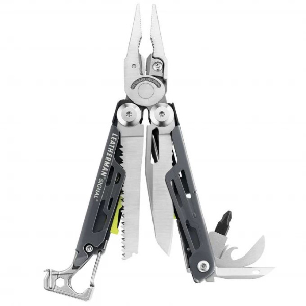 Мультитул LEATHERMAN Signal, 19 функций, серый, нейлоновый чехол 832737 в Екатеринбурге 