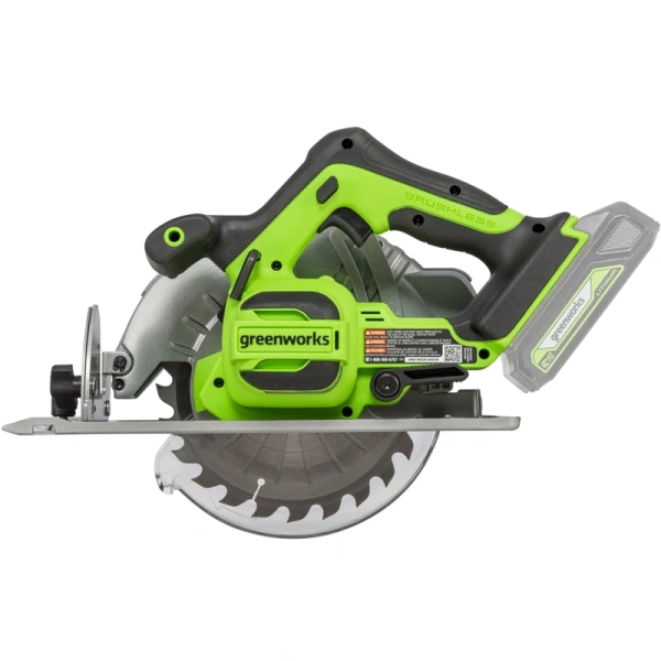 Аккумуляторная циркулярная пила Greenworks G24CS  1500907 в Екатеринбурге
