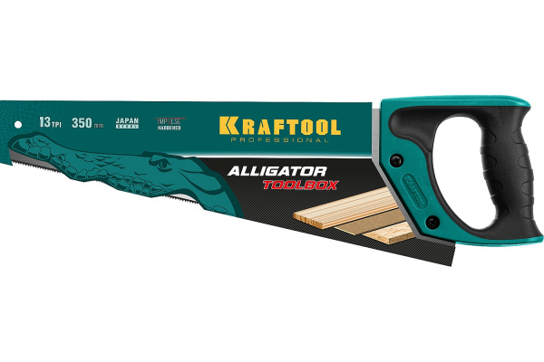Ножовка по дереву Kraftool Toolbox 350мм. 13" 11TPI  15227-35 в Екатеринбурге 