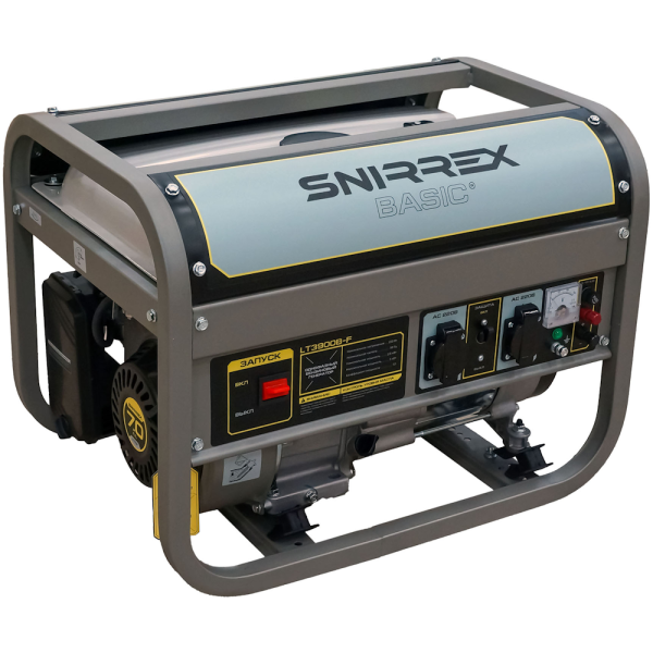 Генератор бензиновый SNIRREX BASIC LT3900B-F 2.8/3.0кВт, 220V, 7,0л.с., руч.стартер, бак 15л., 45кг в Красноярске