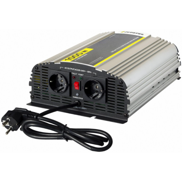 Инвертер  Pitatel "KV-PU1000.12" (12 V/220 чистый синус, ИПБ 1000W) в Екатеринбурге