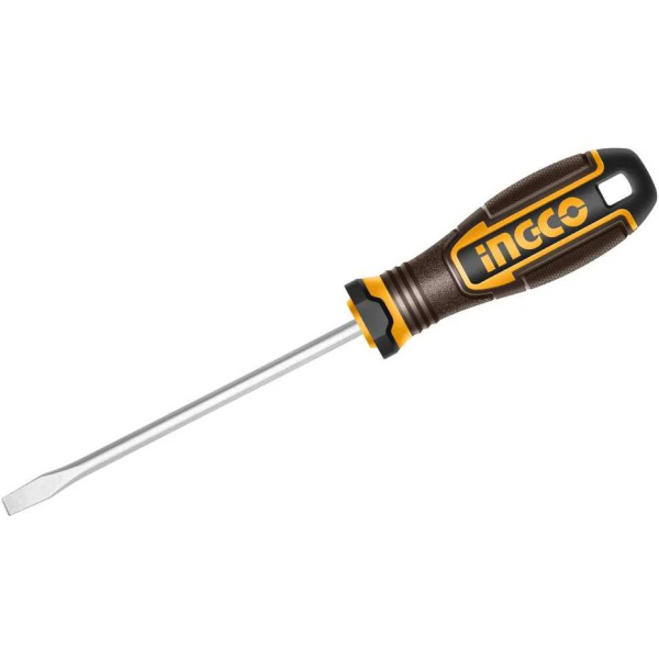 Отвертка INGCO плоская SL6.5x125 HSDSL6125 INDUSTRIAL в Екатеринбурге 