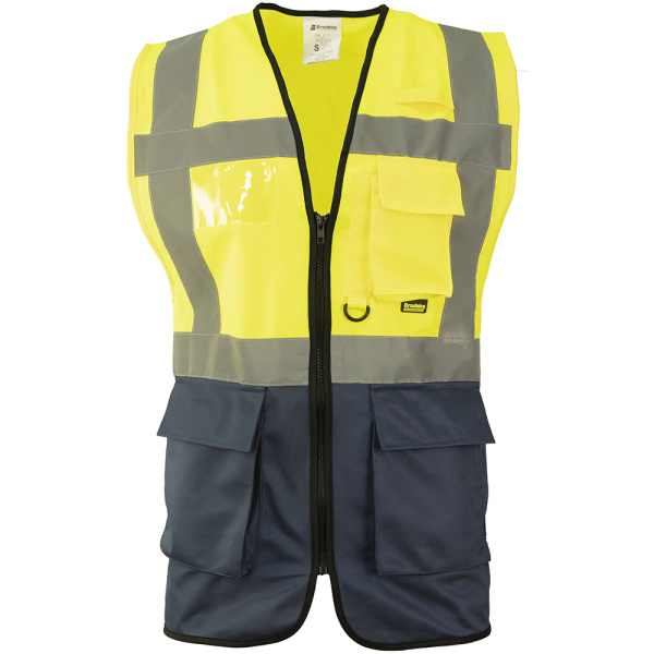 Сигнальный жилет Brodeks KM123 желтый/синий (2XL) 00-00000675-2XL в Екатеринбурге