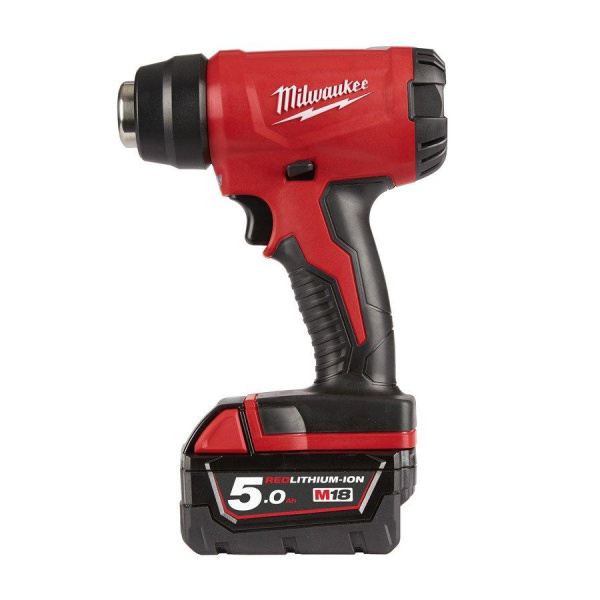 Аккумуляторный технический фен компактный Milwaukee M18BHG-502C