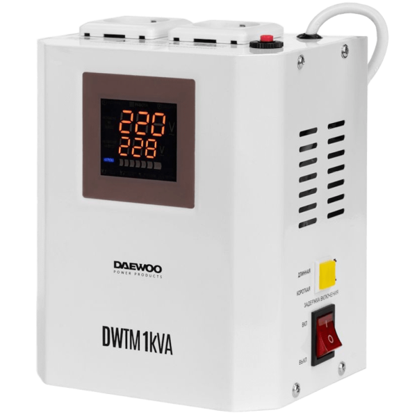 Стабилизатор напряжения DAEWOO DW-TM1kVA в Екатеринбурге