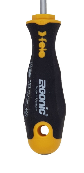 Отвертка Ergonic Felo крестовая PZ 1X80 40110210 в Екатеринбурге 
