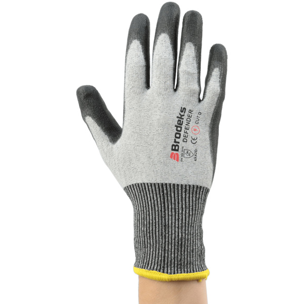 Перчатки рабочие Brodeks GC-11, серый/черный (8) KA-00004931-8 в Екатеринбурге