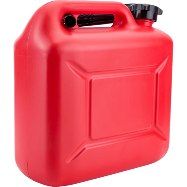Канистра 3ton PROFI 10л красная для топлива в комплекте с крышкой и лейкой  55298 в Екатеринбурге