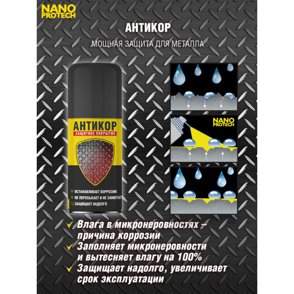 Защита от коррозии NanoProtech 210мл 022 в Екатеринбурге