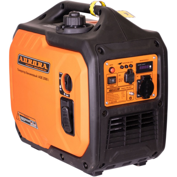 Бензиновый генератор инверторный AURORA AGE 2500 i в кожухе max 2.0кВт, 230В бензин 00035477