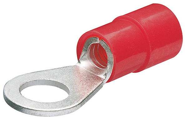 Наконечники кабельные KNIPEX, изолированные, в форме кольца, красные, под винт d 3 мм, 0.5 - 1.0 кв. мм KN-9799170