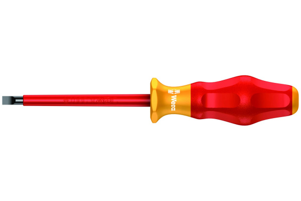 Отвертка диэлектрическая Wera SL 3,5х0,6х100мм WE-031582 в Екатеринбурге 