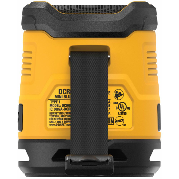 Колонка портативная DeWalt 5Вт 86 дБ USB-кабель  DCR009-XJ в Екатеринбурге