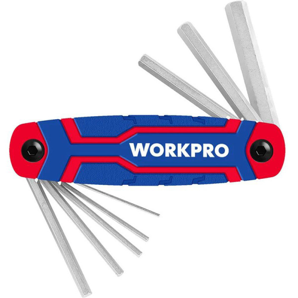 Набор шестигранных ключей складных WORKPRO 8шт WP222019