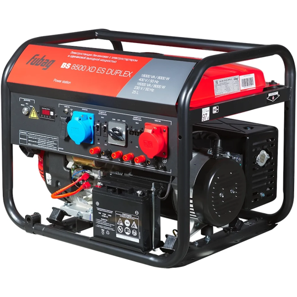Бензогенератор FUBAG BS 8500 XD ES DUPLEX 641021 в Екатеринбурге