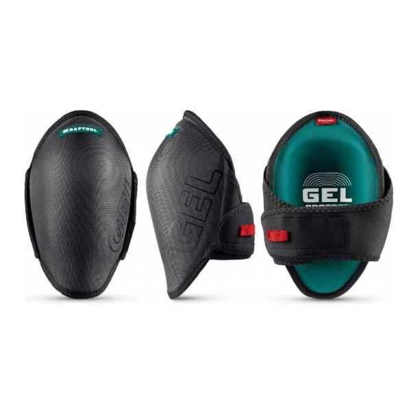 Наколенники защитные "Kraftool" STABIL эргономичные, гелевая вставка, воздухопроницаемые 11516 в Красноярске