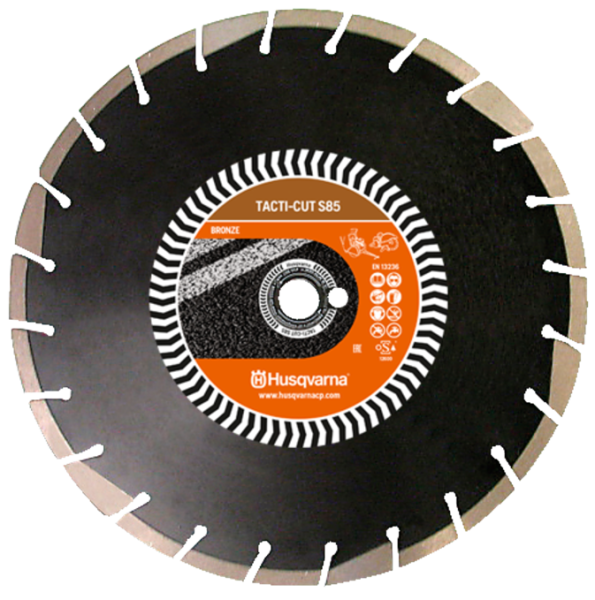 Алмазный диск HUSQVARNA TACTI-CUT S85 400 10 25.4/20  5798166-30