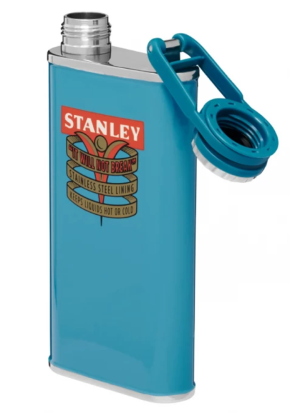 Фляга STANLEY Milestones 0,23л. голубая 10-00837-320