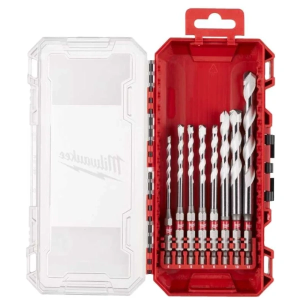 Набор сверл по по мультиматериалам Milwaukee HEX  GEN III 493  4932493871