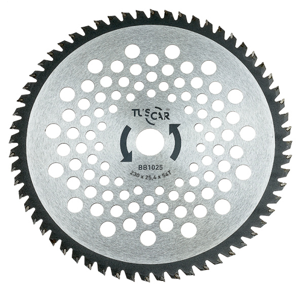 Нож для мотокосы TUSCAR BB1025, Professional, 230x25,4x54T, For Forest в Екатеринбурге