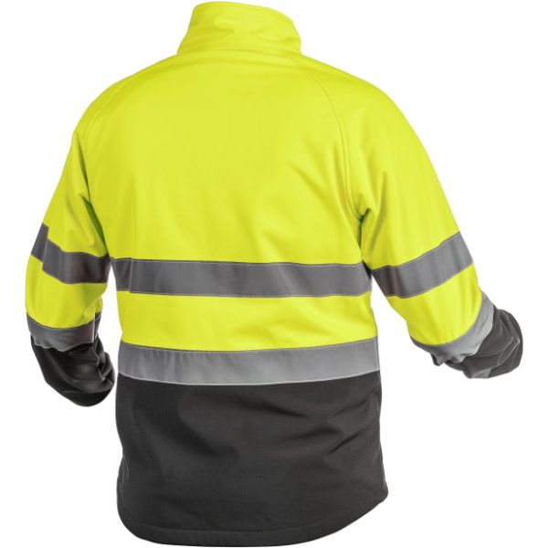 Куртка сигнальная HOEGERT TECHNIK EXTER SOFTSHELL желтая 2XL (56) HT5K335-2XL в Екатеринбурге
