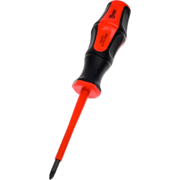 Отвертка диэлектрическая КВТ Профи PZ/FL1x80 79778
