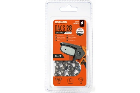 Цепь пильная DAEWOO для DACS 416Li Шаг цепи 1/4', звеньев 24 шт,   DACS 28  в Екатеринбурге