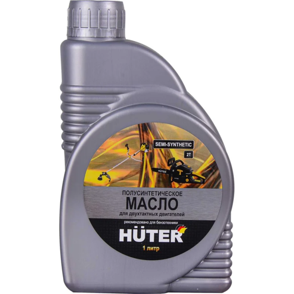Масло 2Т полусинтетическое для двухтактных двигателей Huter, 1л 73/8/3/2