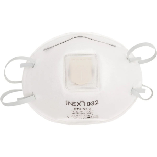 Респиратор с клапаном iNEX 1032 FFP3 УТ-00001247