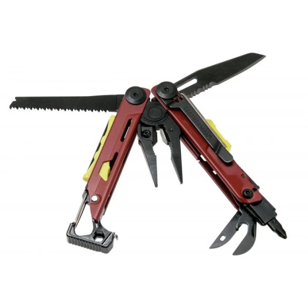 Мультитул LEATHERMAN Signal, 19 функций, бордовый, нейлоновый чехол  832745 в Екатеринбурге 