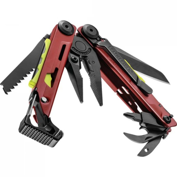 Мультитул LEATHERMAN Signal, 19 функций, бордовый, нейлоновый чехол  832745 в Екатеринбурге 