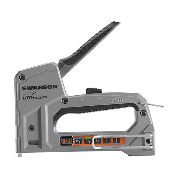 Cтеплер Swanson  UniTacker 5 в 1 (#13, #36, #53, #140 + гвозди) алюм. + комплект 500 скоб STA865 в Екатеринбурге 