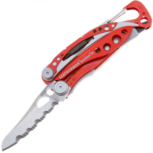 Мультитул LEATHERMAN Skeletool RX, 7 функций, красный  832310 в Екатеринбурге 