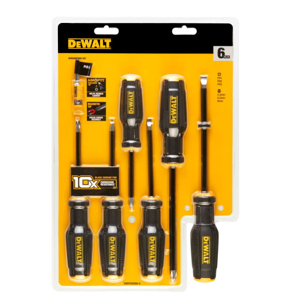 Набор из 6 отверток DeWalt DWHT62056-0 в Екатеринбурге 