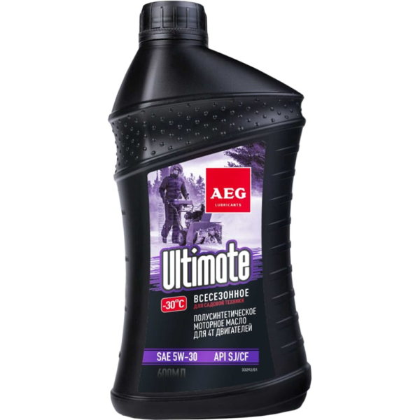 Масло четырехтактное  AEG Ultimate SAE 5W30 API SJ/CF 600 мл 33292