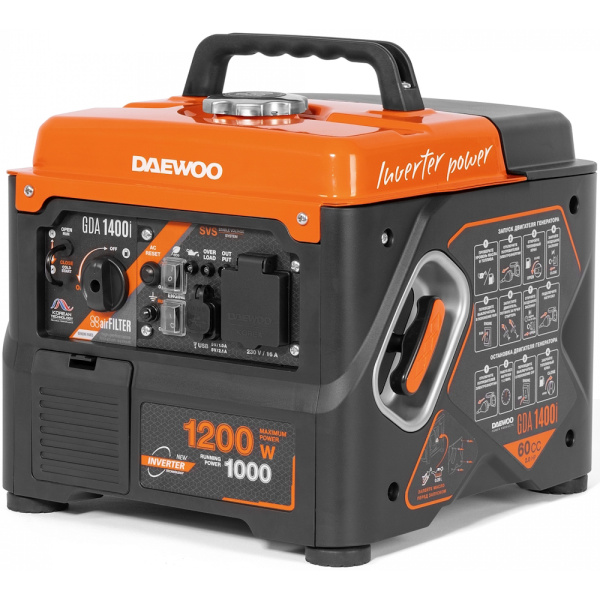 Генератор бензиновый инверторный DAEWOO GDA 1400i в Екатеринбурге