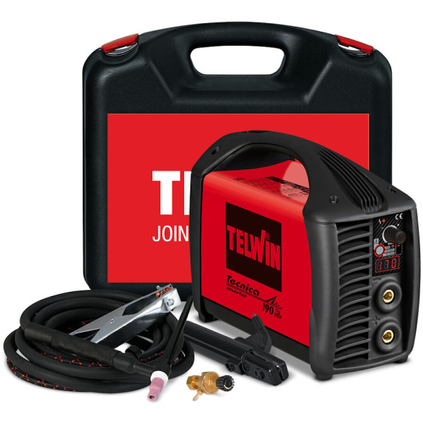 Аппарат аргонодуговой сварки TECNICA 190 TIG/MMA DC LIFT VRD + PLASTIC CASE + MMA/TIG KIT Telwin в Екатеринбурге
