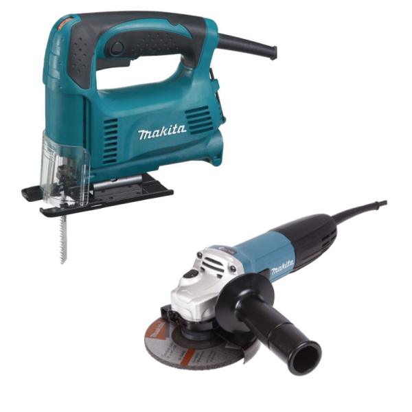 Набор Makita DK0122: лобзик 4326 + угловая шлифмашина GA5030