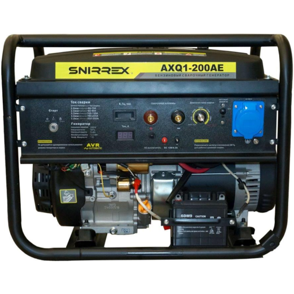 Генератор бензиновый сварочный SNIRREX AXQ1-200AE 