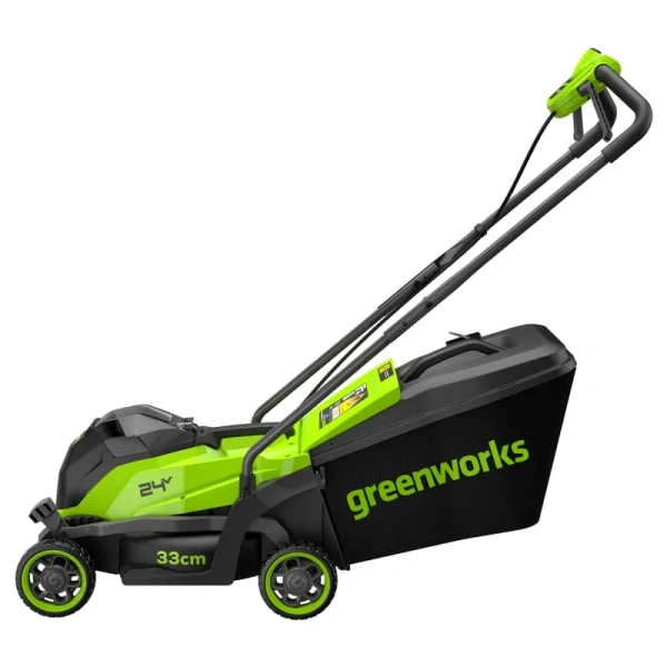 Газонокосилка аккумуляторная Greenworks б/щ 33см, без АКБ и ЗУ 2520607 в Екатеринбурге