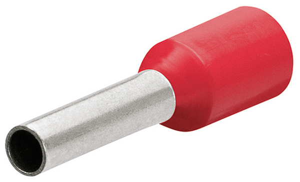 Гильзы контактные KNIPEX с пластиковым изолятором, красные, 1.00 кв. мм (AWG 17), 200 шт, 16 мм KN-9799352 в Екатеринбурге
