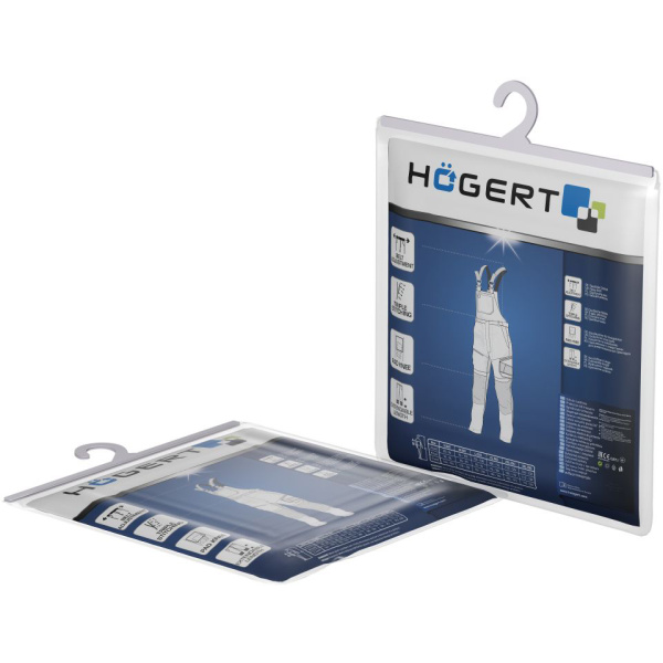 Полукомбинезон рабочий эластичный HOEGERT REETZ черный XL (54) HT5K824-XL в Екатеринбурге