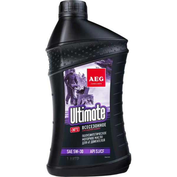 Масло четырехтактное AEG Ultimate SAE 5W30 API SJ/CF 1 л. 30621