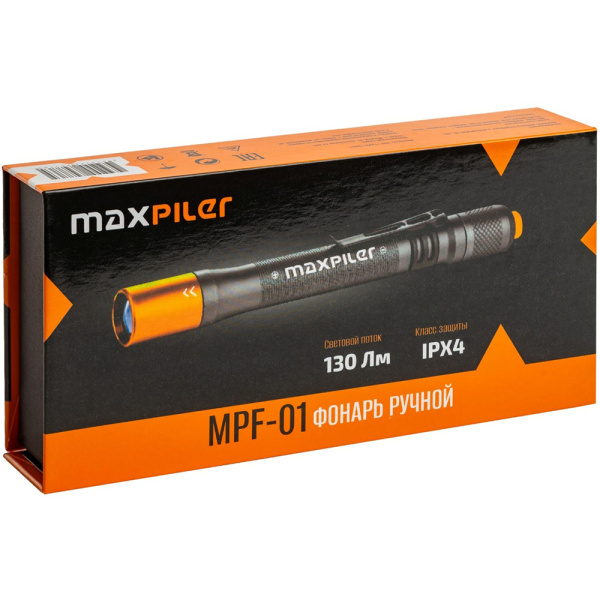 Фонарь ручной на батарейках MAXPILER MPF-01 в Екатеринбурге